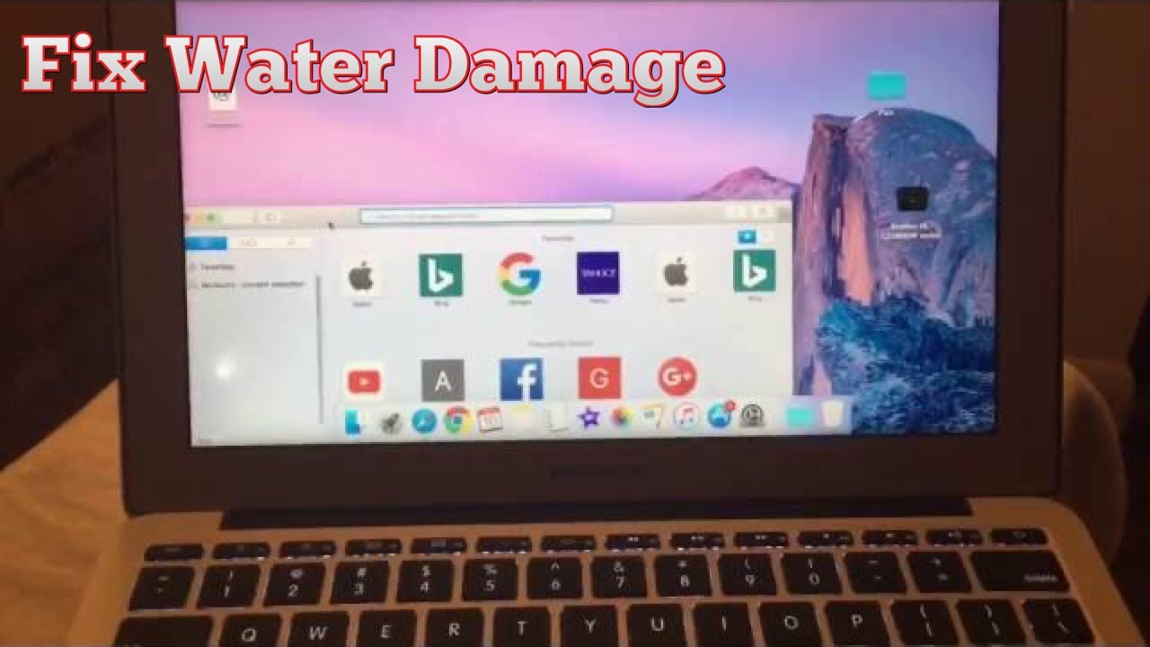 Quik Fix Technologies MacBook water damaged